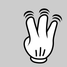 Cartoon gloves