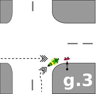 Pedestrian and motorbike accident