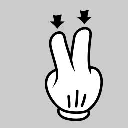 Drag down cursor
