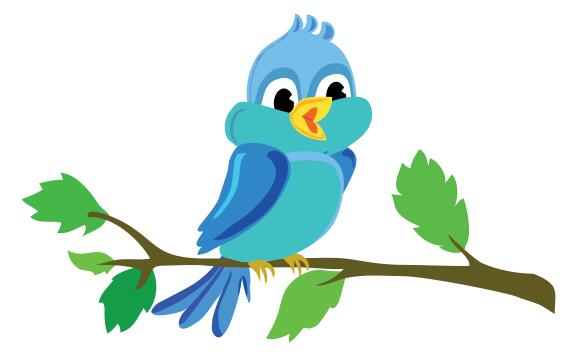A bird in a tree