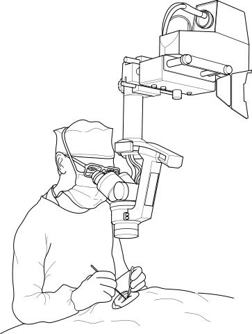Vector illustration of a surgeon