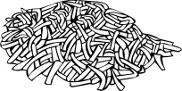 Hashed browns vector graphics