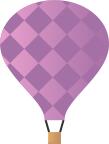 Air balloon vector illustration