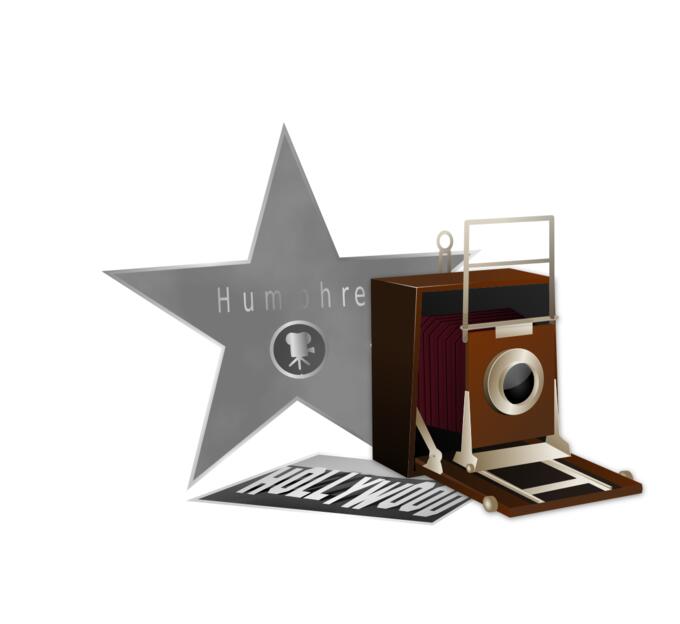Star photographer vector image