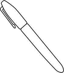 Marker pen vector clip art