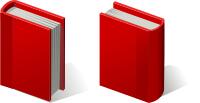 Collection of books on black background