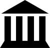 Vector clip art of museum icon