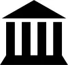 Vector clip art of museum icon