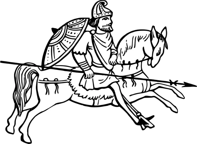 Anglo-Saxon horseman