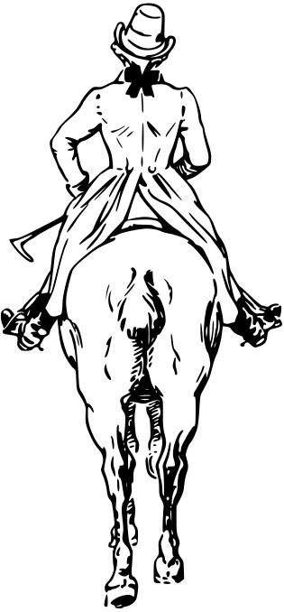 Man on horse