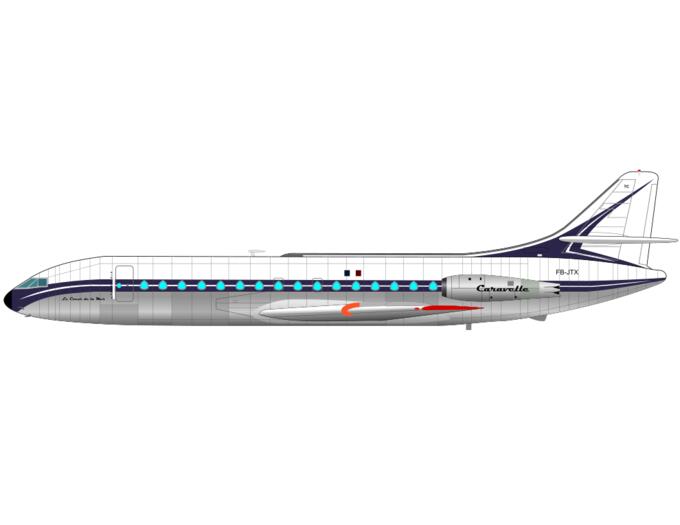 Caravelle airplane