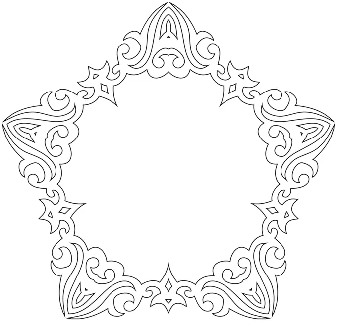 Decorative Frame Silhouette