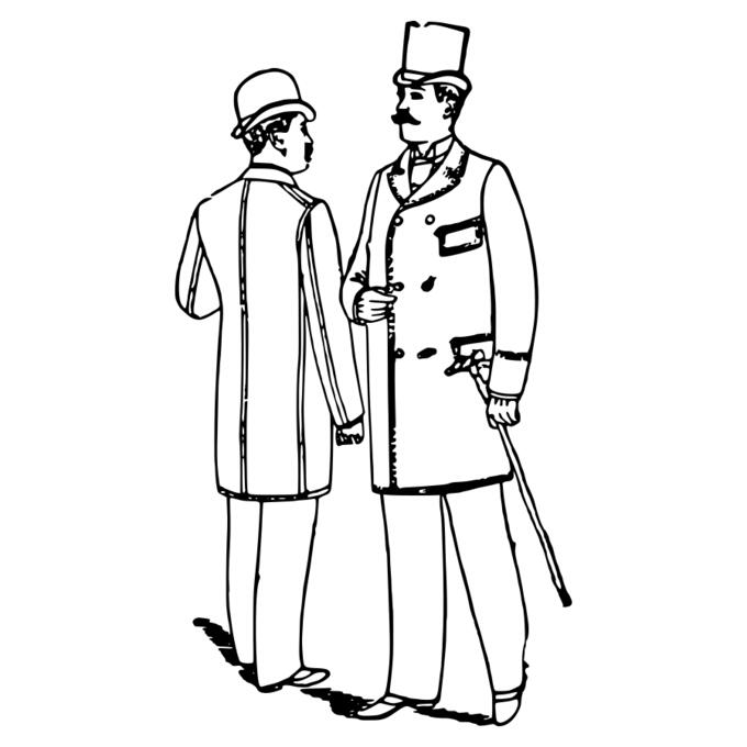 Old-fashioned gentlemen