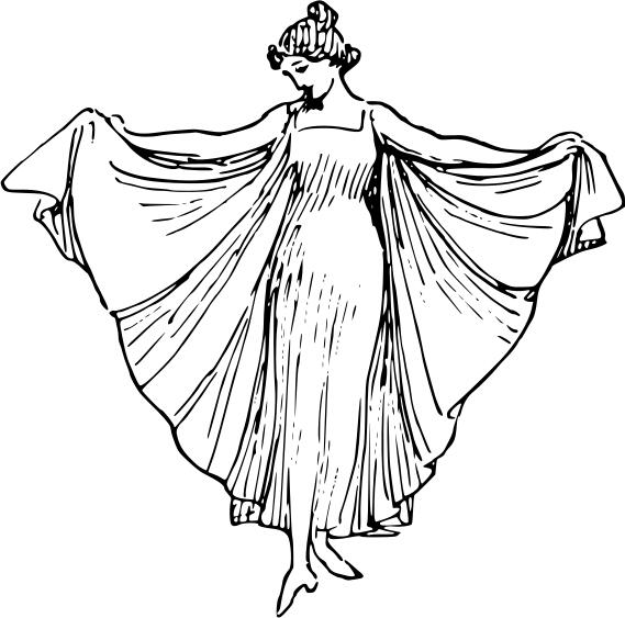 Female in a dance pose