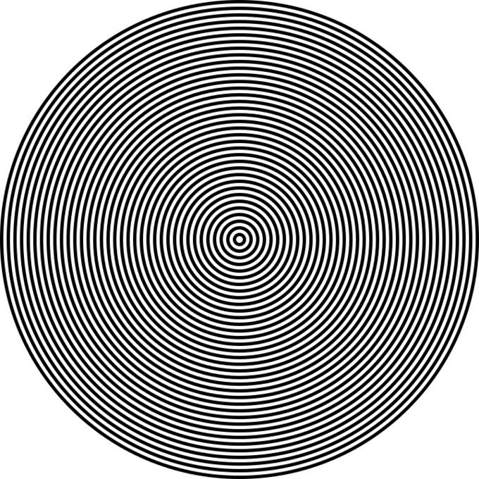 Black round shapes