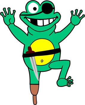 Frog the pirate