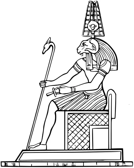 Egyptian god Amon