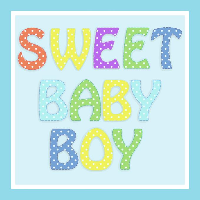 Baby boy card