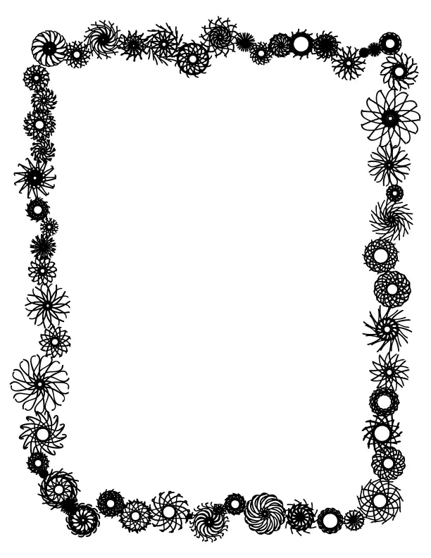 Guilloche frame