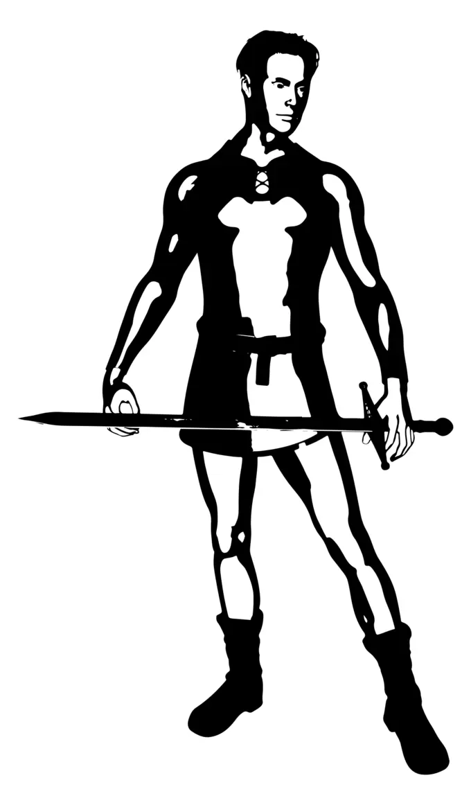 Armourless knight