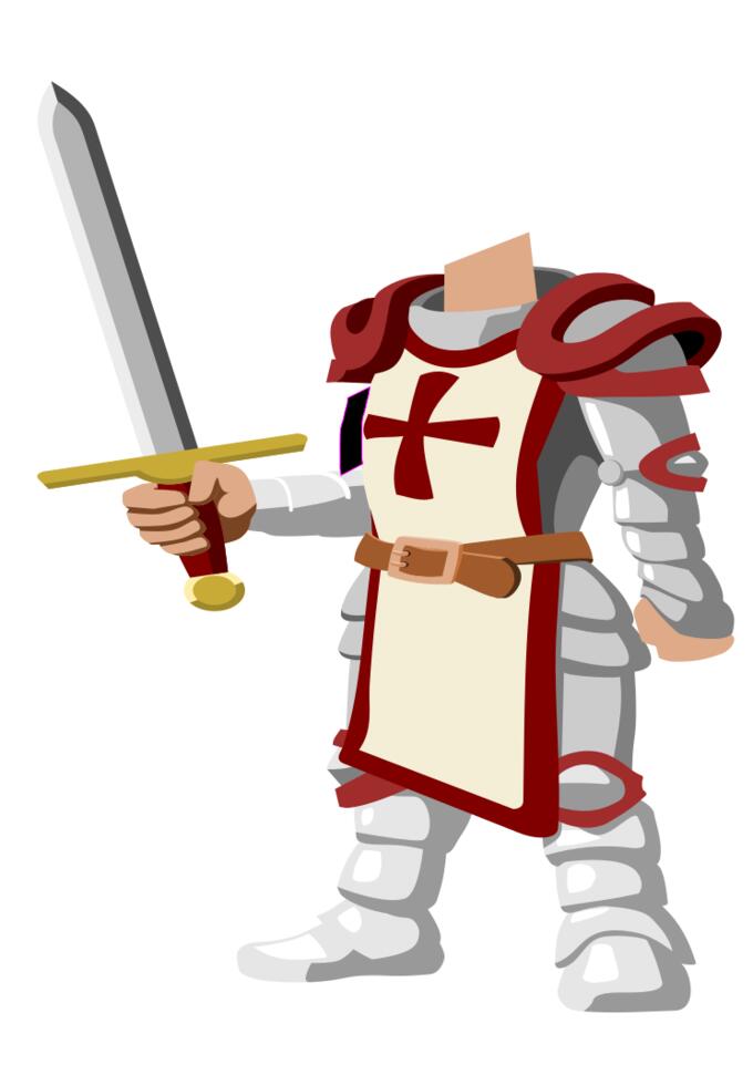 Beheaded knight