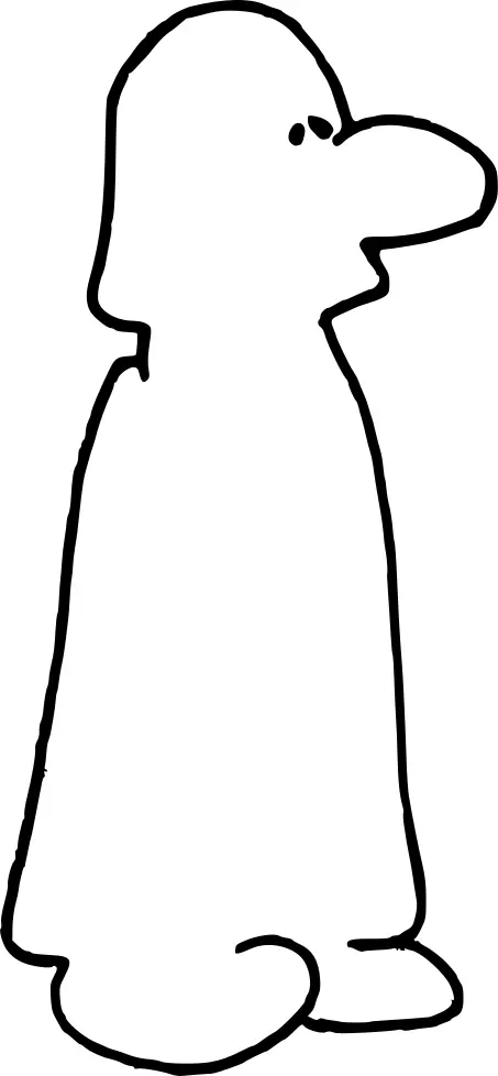 Mr Neutral vector clip art
