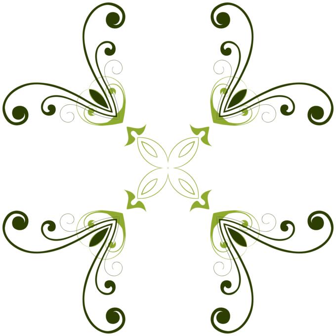 Floral geometric pattern vector illustration