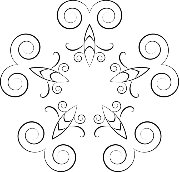 Floral pattern vector clip art