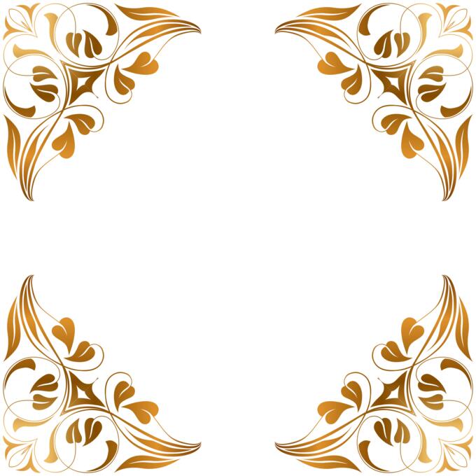 Four decorative frames