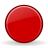 Vector graphics of red record button with a shadow