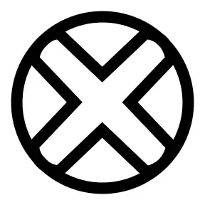 Vector image of sun and cross ancient symbol