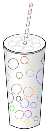 Paper cup vector graphics