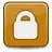 Vector illustration of locked file PC icon