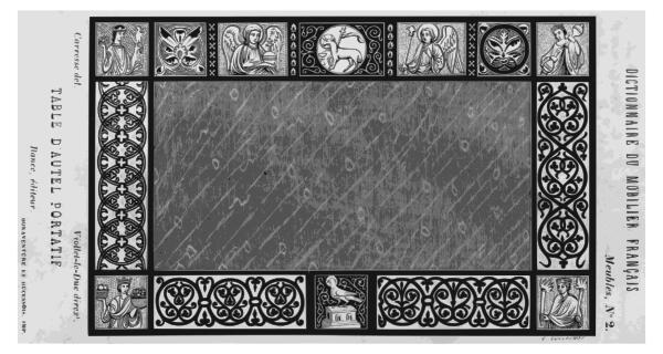 Altar-sacred table vector image