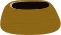 Image of decor plant wooden basket