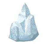 Drawing of ice rock
