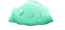 Beryl harvestable rock vector illustration