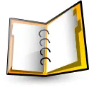 Binder vector illustration