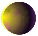 Illustration of eclipse of the sun behind Earth