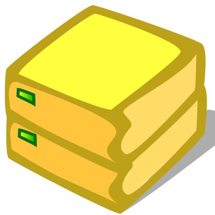 Vector illustration of two proxy modems device
