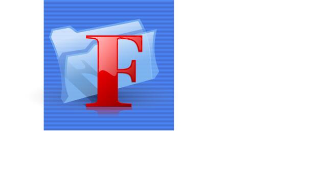 Blue background function folder computer icon vector image