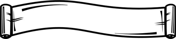 Simple scroll vector illustration