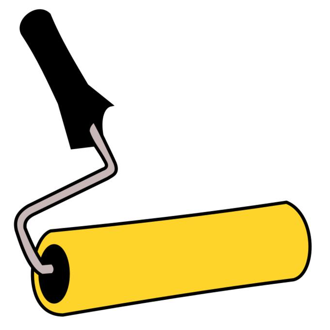 Paint roller vector image