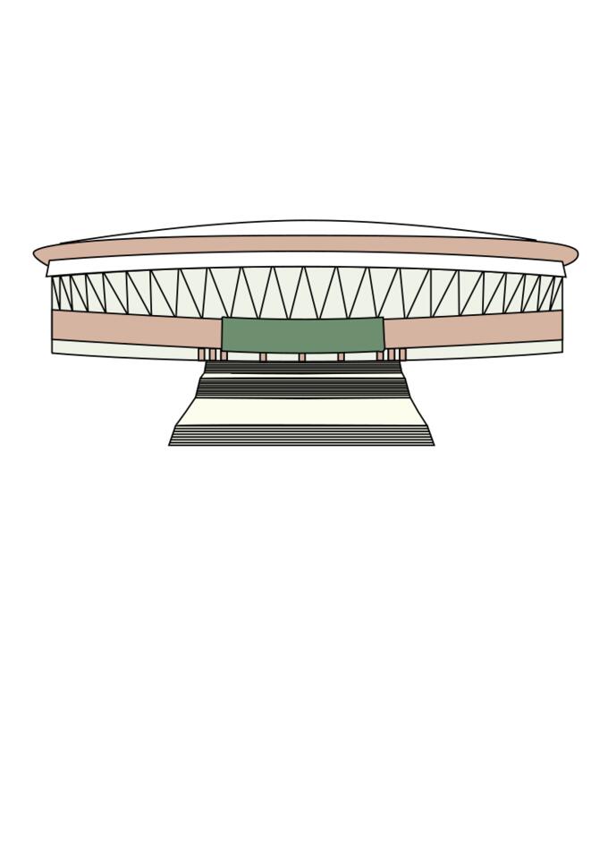 Philippine Arena vector drawing