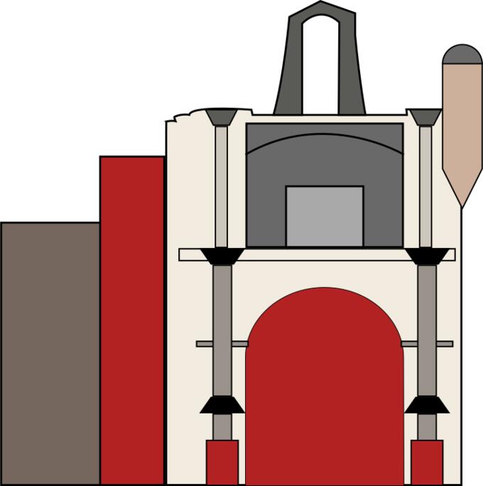 Porta de Santiago vector image