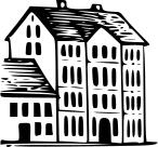 Austrian building vector clip art
