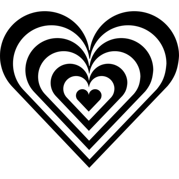 Vector image of decorative heart