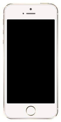 Vector image of iPhone 5S