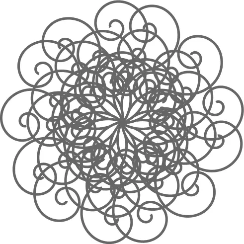 Vector illustration of tangled metal wiring