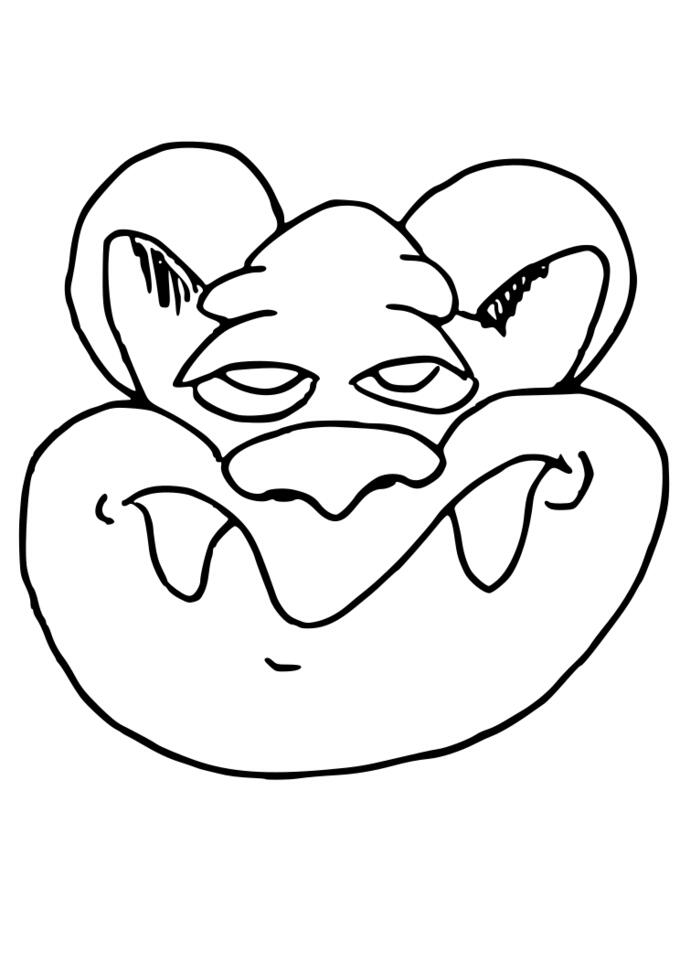 Vector clip art of sleepy looking bear